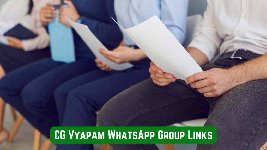 CG Vyapam WhatsApp Group Links