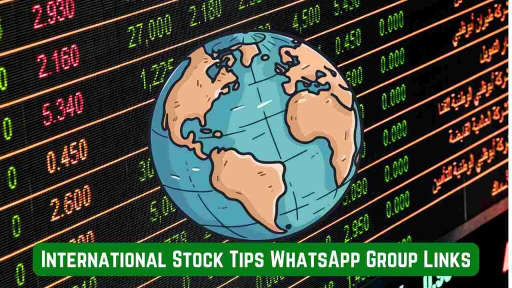 International Stock Tips WhatsApp Group Links