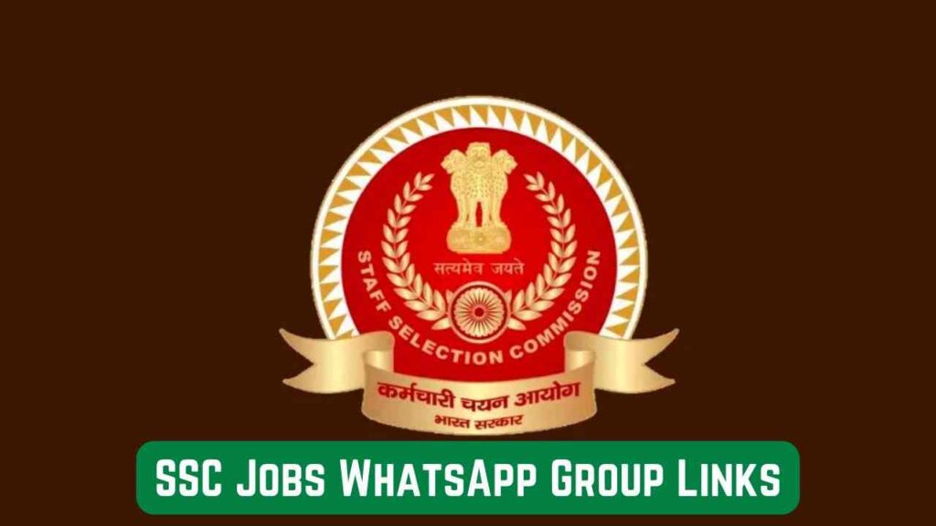 SSC Jobs WhatsApp Group Links