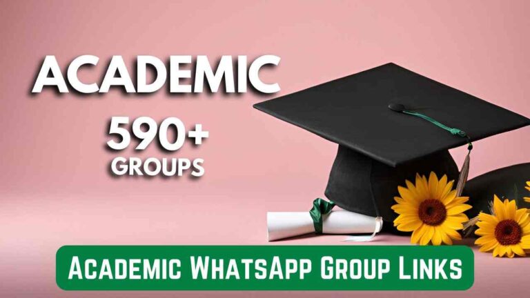 Academic WhatsApp Group Links