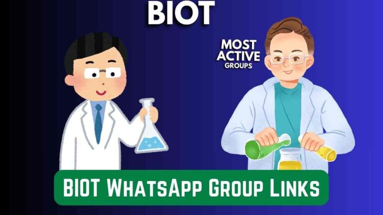 BIOT WhatsApp Group Links