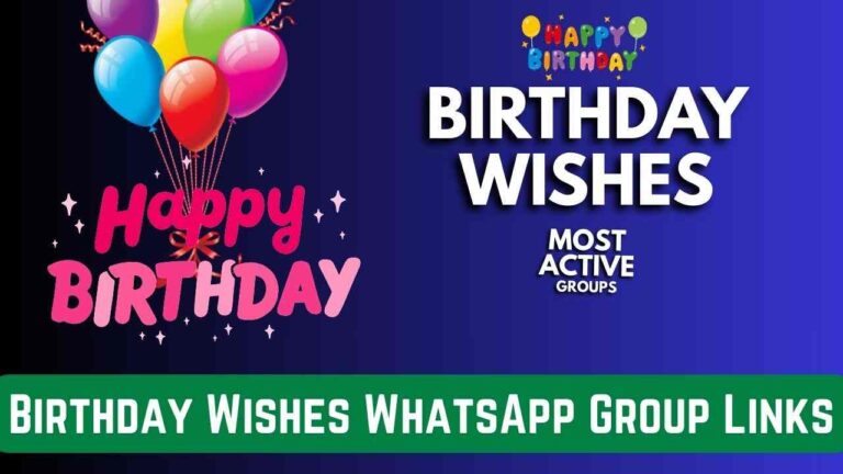 Birthday Wishes WhatsApp Group Links