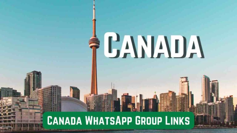 Canada WhatsApp Group Links