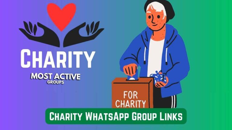 Charity WhatsApp Group Links