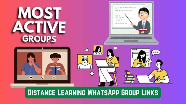 Distance Learning WhatsApp Group Links